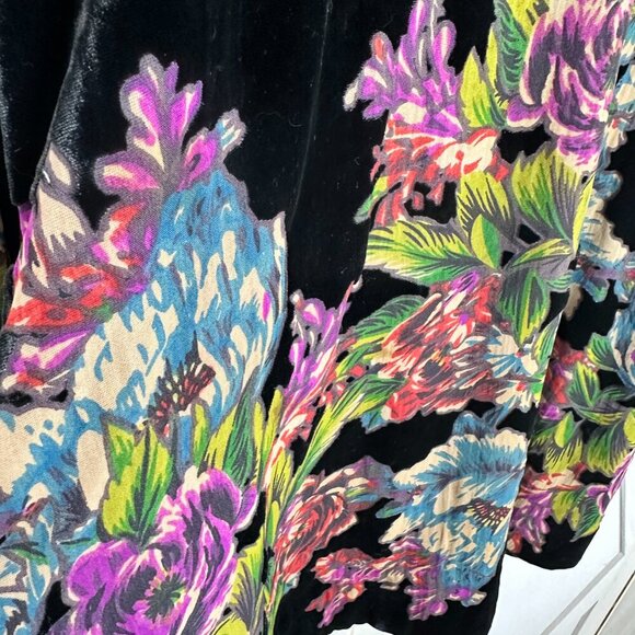 Free People Misha Burnout Velvet Mini Dress - Picture 7 of 7